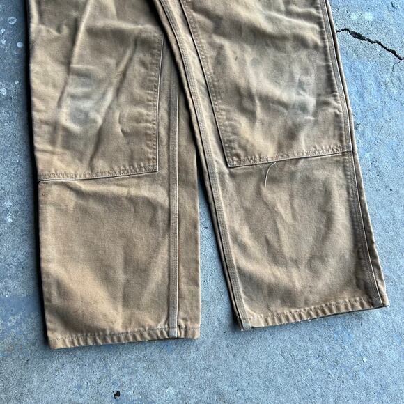 Vintage carhartt brown double knee work wear carpenter pants - Picture 4 of 9